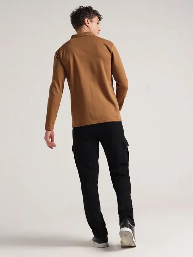 Men's polyester plain track suit