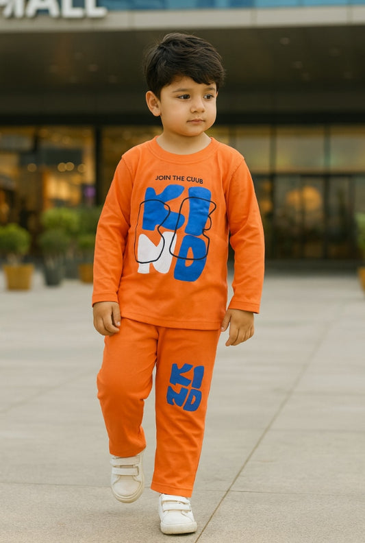 *winter collection*
✨ Kids Tracksuit Collection ✨
👕 Export Quality | 100%  Gersi Cotton Fabric  
🌦️ Suitable for All 4 Seasons  
🎨 Available in 7 Colour Option
🔥 Flat 30% OFF  kr k price

Comfort + Style your kids will love!